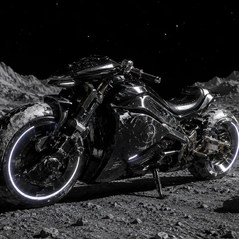 PRINT IN LUNAR DUST